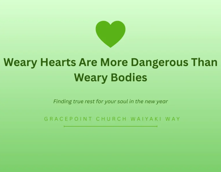 Weary Hearts Are More Dangerous Than Weary Bodies