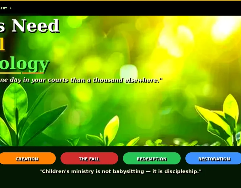 Is children’s ministry work just glorified babysitting?